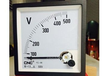 Đồng hồ volt CNC/Dixsen size 96x96 500V