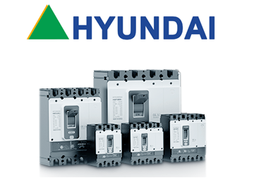 MCCB 2P 100A 50Ka Hyundai HGM125E-F