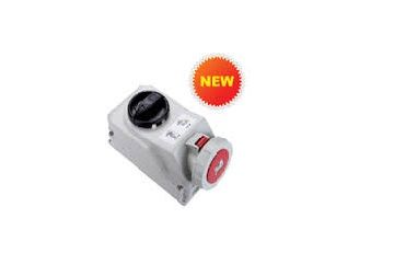 Ổ cắm CN kèm công tắc (IP67) 5P 32A PCE F75252-6