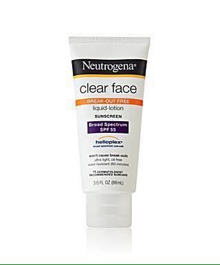 Kem chống nắng Neutrogena Clear Face SPF 55 của Mỹ