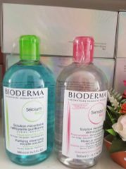 Tẩy trang Bioderma của Pháp chai 500ml