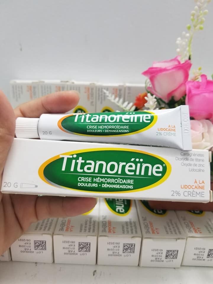 Kem bôi trĩ ngoại Titanoreine của Pháp 20gr