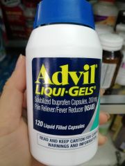 Thuốc giảm đau Advil liquid gel hộp 120 viên của Mỹ