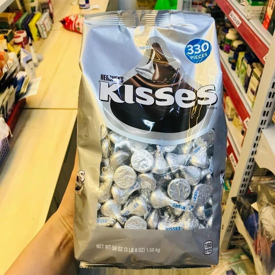 Kẹo chocolate Hershey’s Kisses Milk 1.58kg