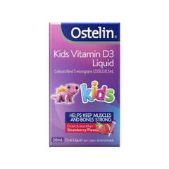 Dung dịch bổ sung vitamin D3 cho bé: Ostelin Kids Vitamin D3 liquid 20ml của Úc