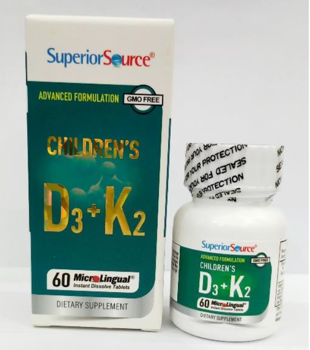 Children’s D3 + K2