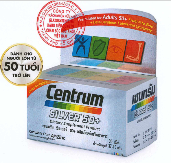CENTRUM SILVER 50+ DIETARY SUPPLEMENT PRODUCT