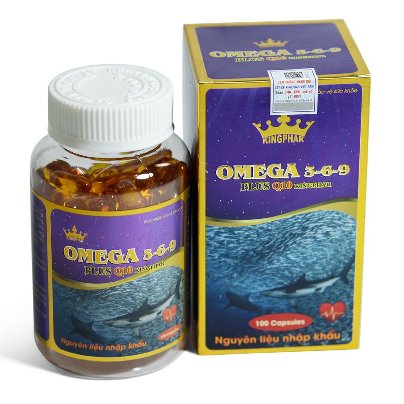 Thực phẩm chức năng Omega 3 6 9 Plus Q10 100 viên