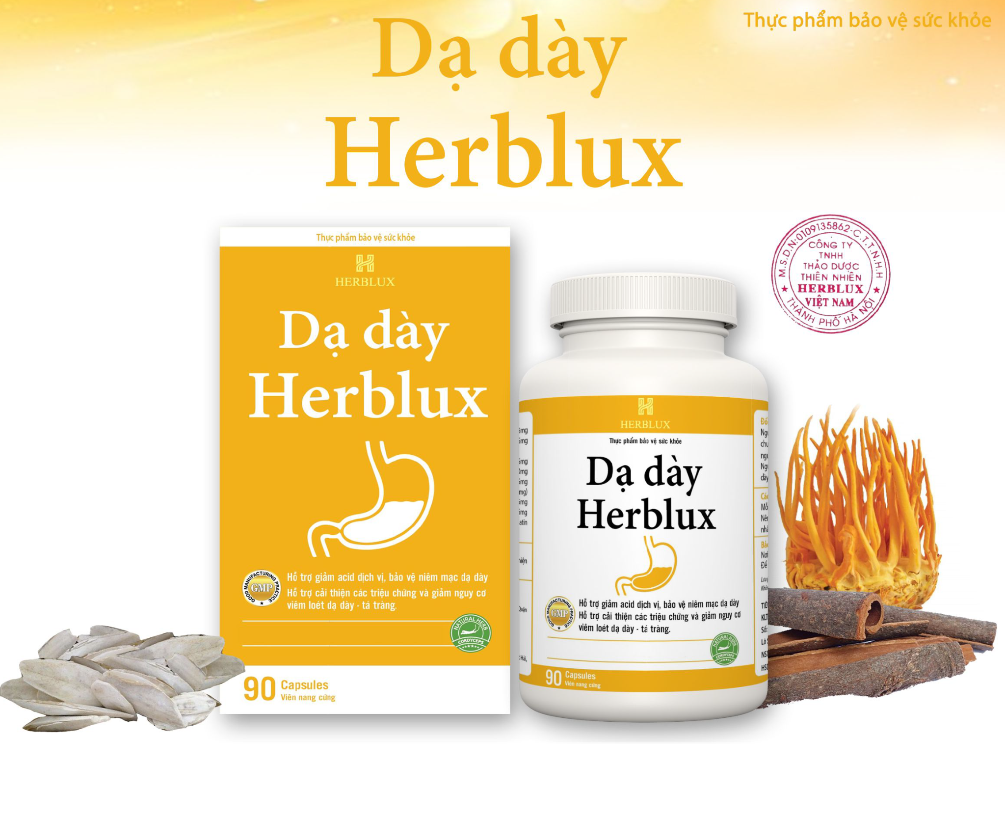 Dạ dày Herblux – THUỐC VIỆT - Luôn cam kết: Chính hãng, giá rẻ, uy tín, an toàn