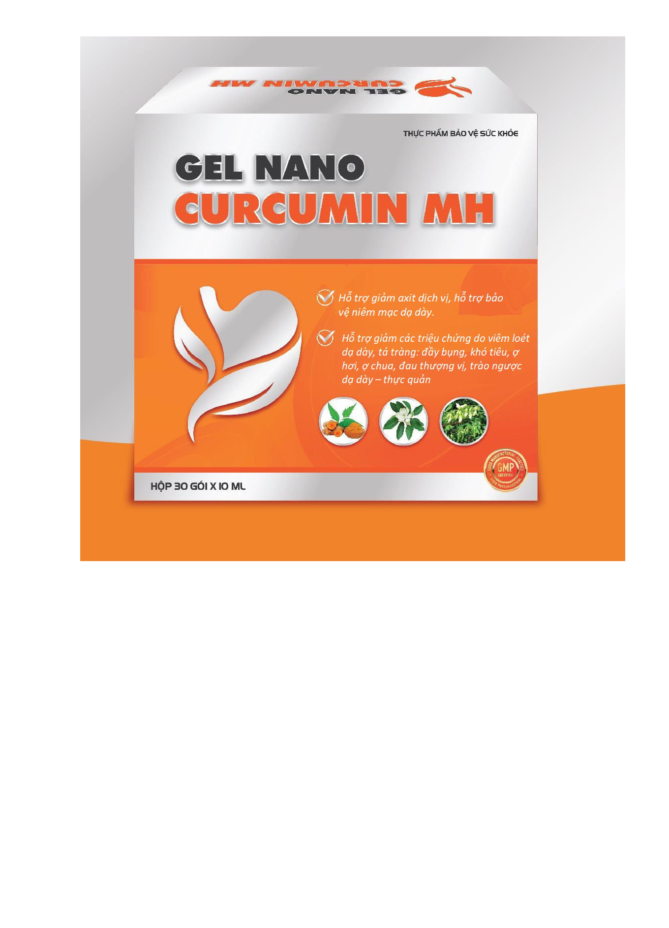 Gel nano curcumin MH