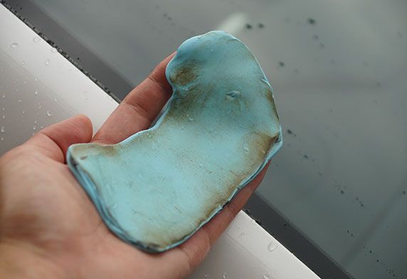 Đất Sét Tẩy Bụi Kim Loại, Bột Sắt Trên Thân Xe - Surface Smoother Mini Sof99 - Made in Japan | W-12