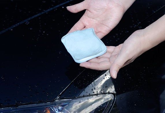 Bộ 2 Cục Đất Sét Tẩy Bụi Sơn, Bụi Kim Loại, Bột Sắt - Smooth Egg Clay Bar | Soft99 - Made in Japan | W-513