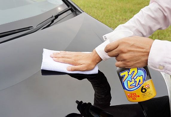 Dung Dịch Phủ Bóng Nhanh Sơn Xe. Độ bền 6 tháng - Fukupika Spray Advance Strong Type | Soft99 - Made in Japan | W-542