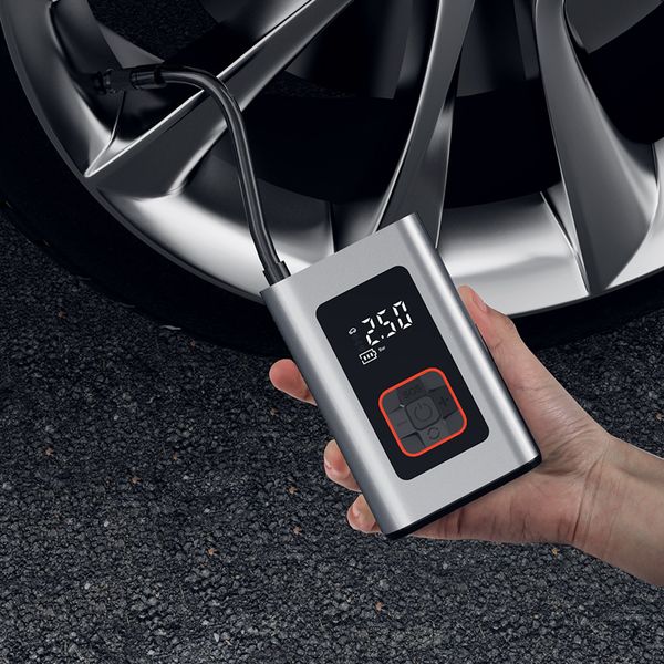 Bơm và Đo áp suất lốp cầm tay đa năng Taiya - Máy bơm lốp xe ô tô Taiya | MS22C-001