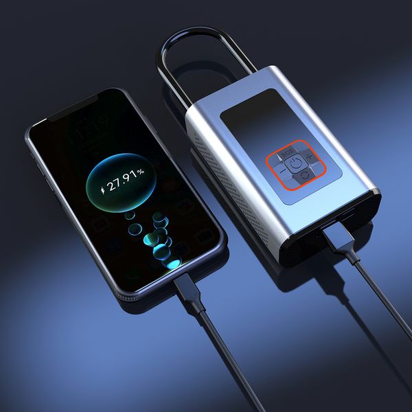 Bơm và Đo áp suất lốp cầm tay đa năng Taiya - Máy bơm lốp xe ô tô Taiya | MS22C-001