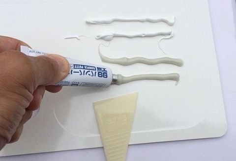 Bột trét chuyên dụng sửa chữa cản nhựa xe - Bumper Putty (White & Natural) | Soft99 - Made in Japan | B-011