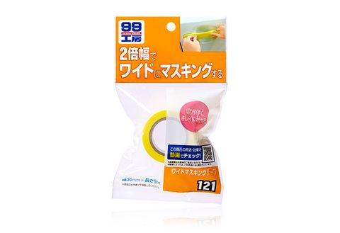 Băng Dính Che Phủ Khổ Rộng - Wide Masking Tape | Soft99 - Made in Japan | B-121