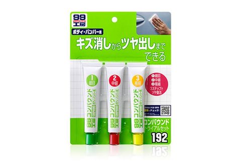 Bộ Hợp chất dùng để loại bỏ vết xước, làm bóng và hoàn thiện sơn xe - Body Compound Trial Set | Soft99 - Made in Japan | B-192