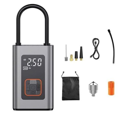 Bơm và Đo áp suất lốp cầm tay đa năng Taiya - Máy bơm lốp xe ô tô Taiya | MS22C-001