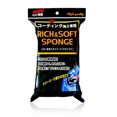 Mút Xốp Mềm Rửa Xe Rich & Soft Sponge  C-142  Soft 99