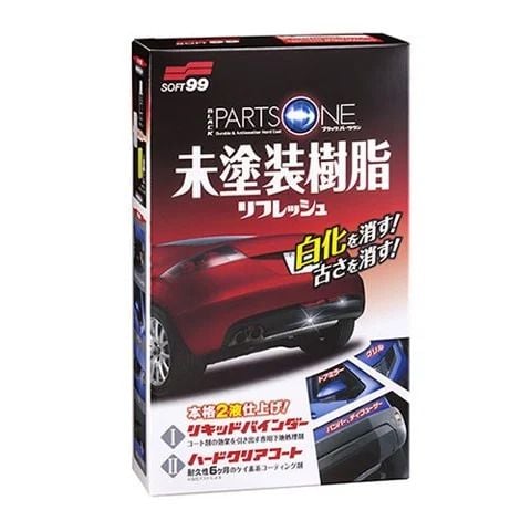 Phục Hồi Làm Bóng Các Chi Tiết Nhựa Không Sơn Black Parts One E-57 SOFT99 - MADE IN JAPAN (thanh lý hàng trưng bày)