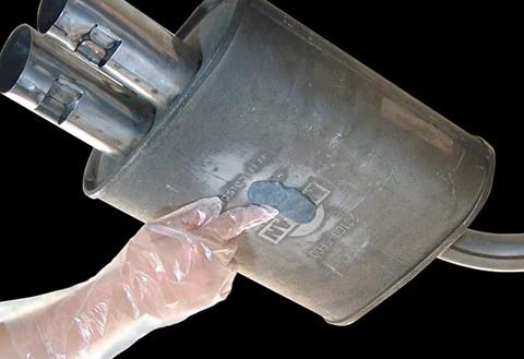 Đất sét chịu nhiệt dùng để trám pô - Muffler Clay Putty | Soft99 - Made in Japan | B-121