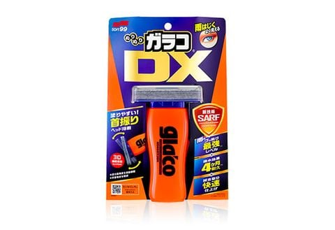 Dung dịch phủ nano, chống bám nước kính xe ô tô siêu mạnh, tuột nước nhanh. Độ bền 4 tháng- Glaco DX 110ml | Soft99 - Made in Japan | G-315