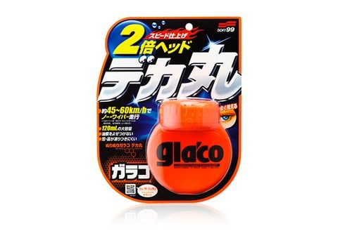 Phủ Nano Kính xe ô tô loại lớn. Độ bền 3 tháng - Glaco Roll On Large | Soft99 - Made in Japan | G-38