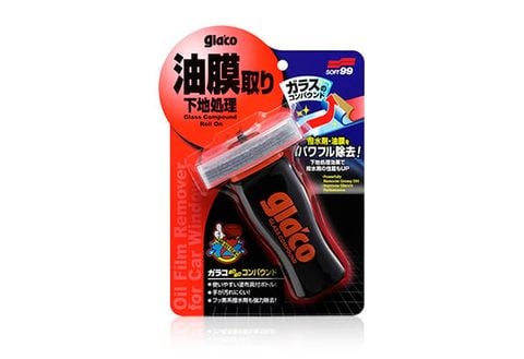 Dung Dịch Tẩy Ố, Tẩy Nano Kính Xe Ô Tô - Glaco Compound Roll On | Soft99 - Made in Japan | G-47