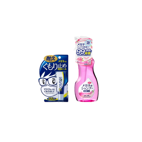 [Bộ] Giải Pháp Chăm Sóc Kính Mắt Hoàn Hảo 04 - An-ti Fog Gel for Glasses và Shampoo for Glasses Extra Clean