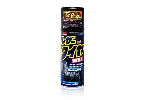 Làm Bóng Chi Tiết Da, Nhựa, Cao Su Nội Thất Xe Ô tô Và Làm Bóng Lốp Xe Ô tô  - Leather & Tire Wax | Soft99 - Made in Japan | L-29