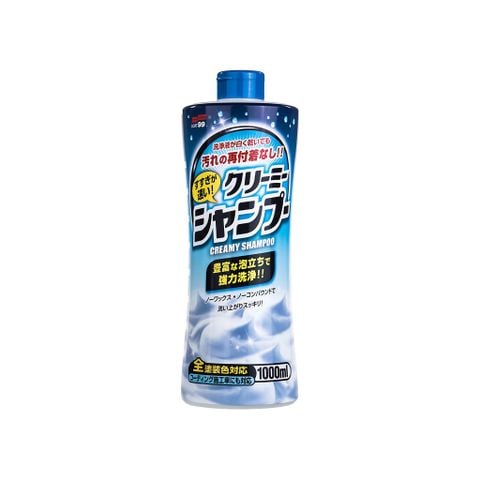Xà phòng rửa xe trung tính dạng kem Neutral Shampoo Creamy Type Soft99 C-132 1000ml  - Made In Japan