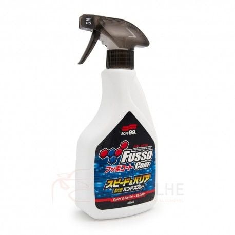 Chai Xịt Phủ Nano, Phủ Bóng Nhanh Sơn Xe Ô Tô. Độ Bền 6 Tháng - Fusso Coat Speed  & Barrier hand Spray | Soft99 - Made in Japan | W-208