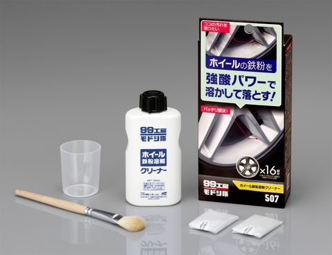 Bộ Vệ Sinh Mâm Xe Ô Tô - Strong Acid  Dissolver Kit For Wheel Iron Deponsit | Soft99 - Made in Japan | B-507