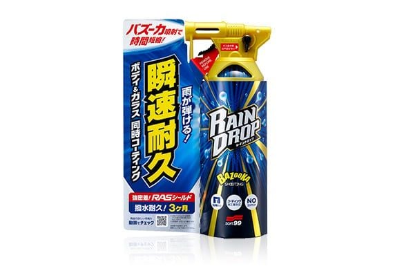 Chai Xịt Phủ Bóng , Phủ Nano Xe Ô Tô Đa Năng - Rain Drop | Soft99 - Made in Japan | W-526