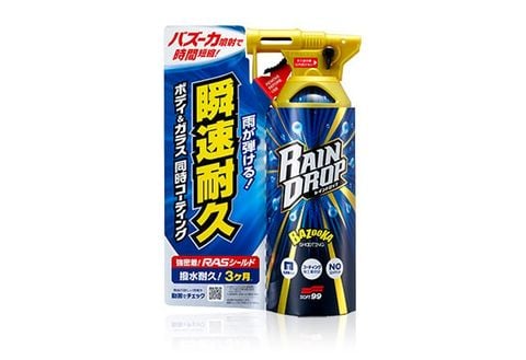 Chai Xịt Phủ Bóng , Phủ Nano Xe Ô Tô Đa Năng - Rain Drop | Soft99 - Made in Japan | W-526