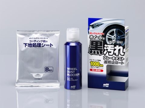 Phủ Nano Chống Bám Bẩn Mâm Xe Ô Tô - Wheel Dust Blocker | Soft99 - Made in Japan | L-76