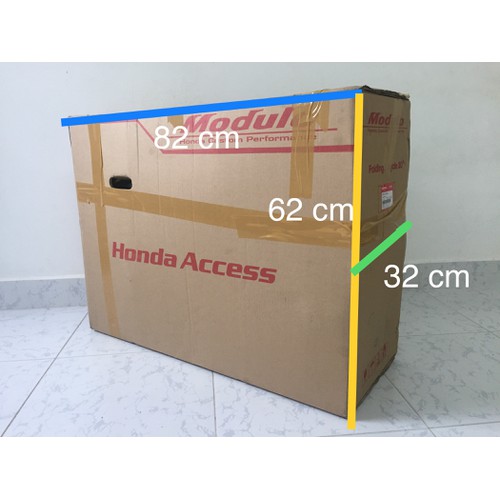 Xe đạp gấp honda modulo 2021 màu đen viền đỏ  Shopee Việt Nam