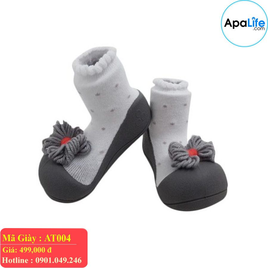 Giày tập đi Attipas Ribbon - Gray A17RG (AT004)