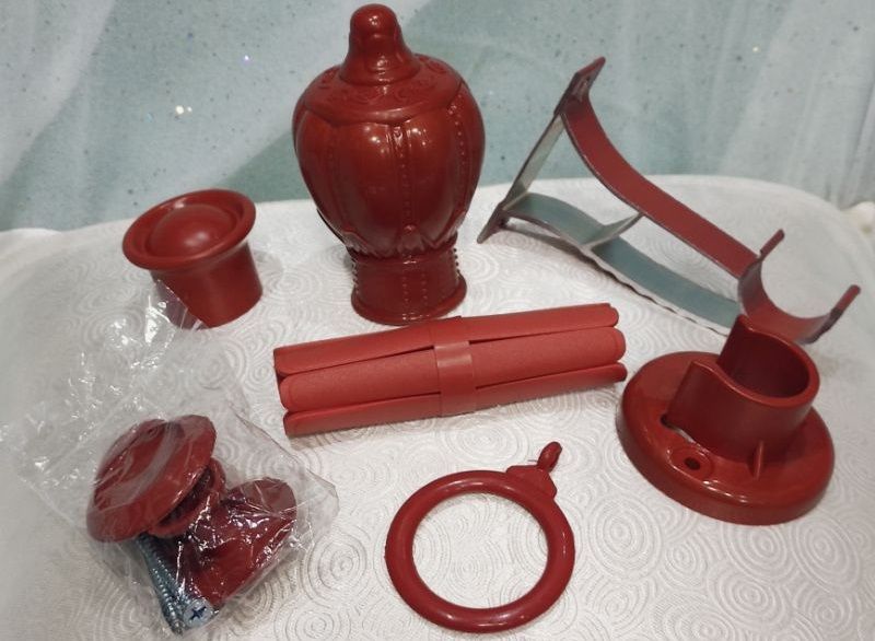 Tổng Hợp Phụ Kiện Thanh Nhôm Tròn Nâu