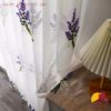 Rèm Voan Thêu Hoa Lavender