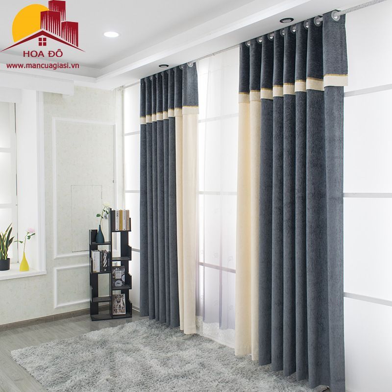 Màn Vải Chống Nắng Phối Màu Độc Lạ