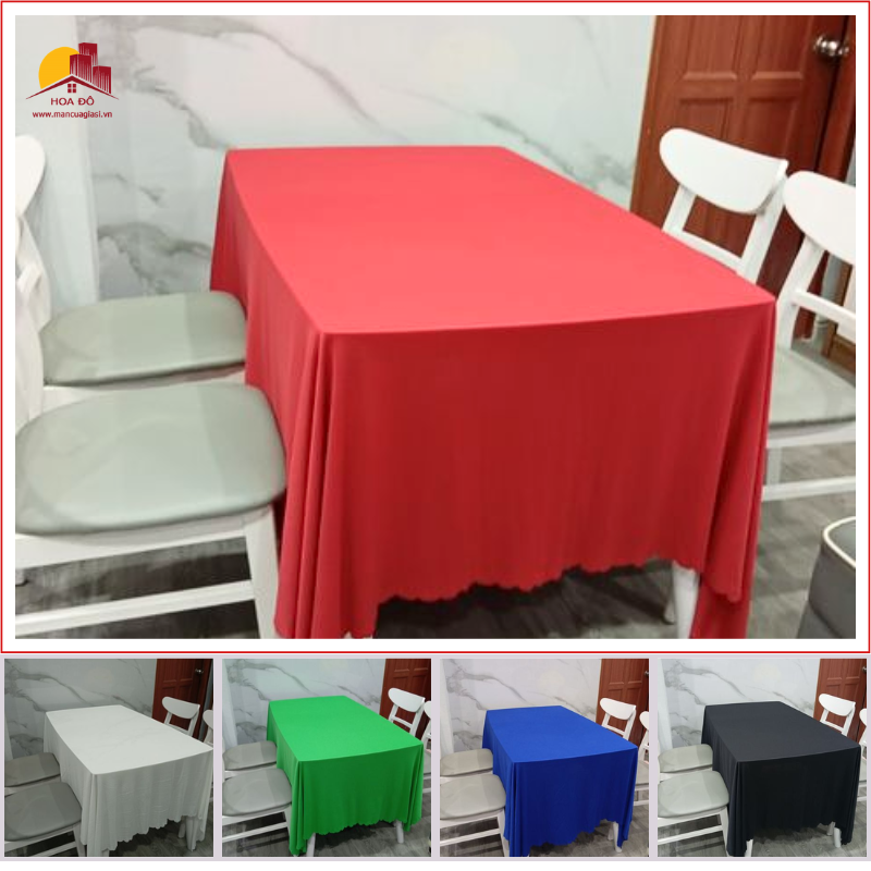 Khăn Trải Bàn Sự Kiện Thun Lót 2m x 1m6