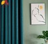 Màn Vải Chống Nắng Phối 2 Màu Vân Sọc