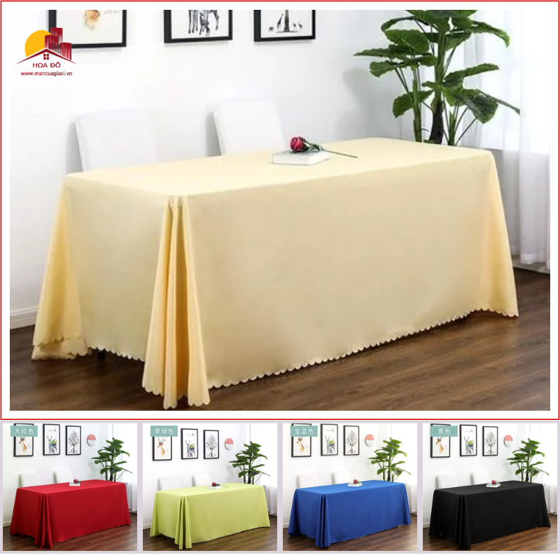 Khăn Trải Bàn Gấm Cao Cấp KT 2m x 2,7m