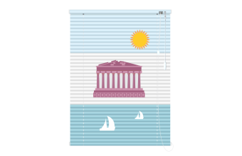 Màn Tranh Sáo Nhôm Mã AS-024 Athens