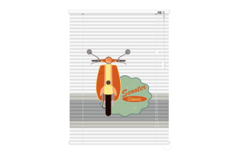 Màn Tranh Sáo Nhôm Mã AS-041 Xe Scooter