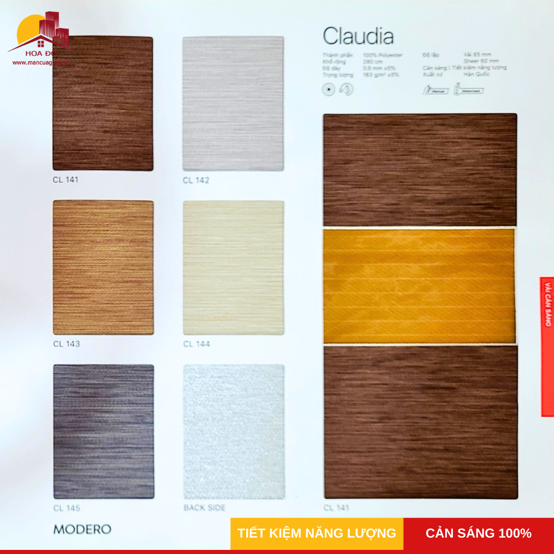 Rèm cầu vồng Hàn Quốc CLAUDIA (CL)