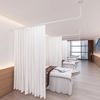 Rèm Spa Voan Trắng Trơn