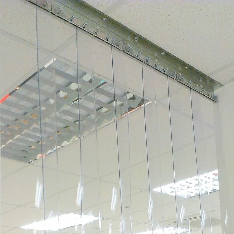 Rèm Ngăn Lạnh - Rèm Nhựa PVC - Hệ Treo - Cố Định